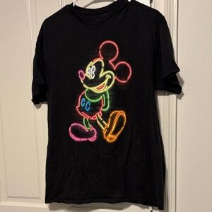 Disney adults Black Mickey Mouse T-Shirt